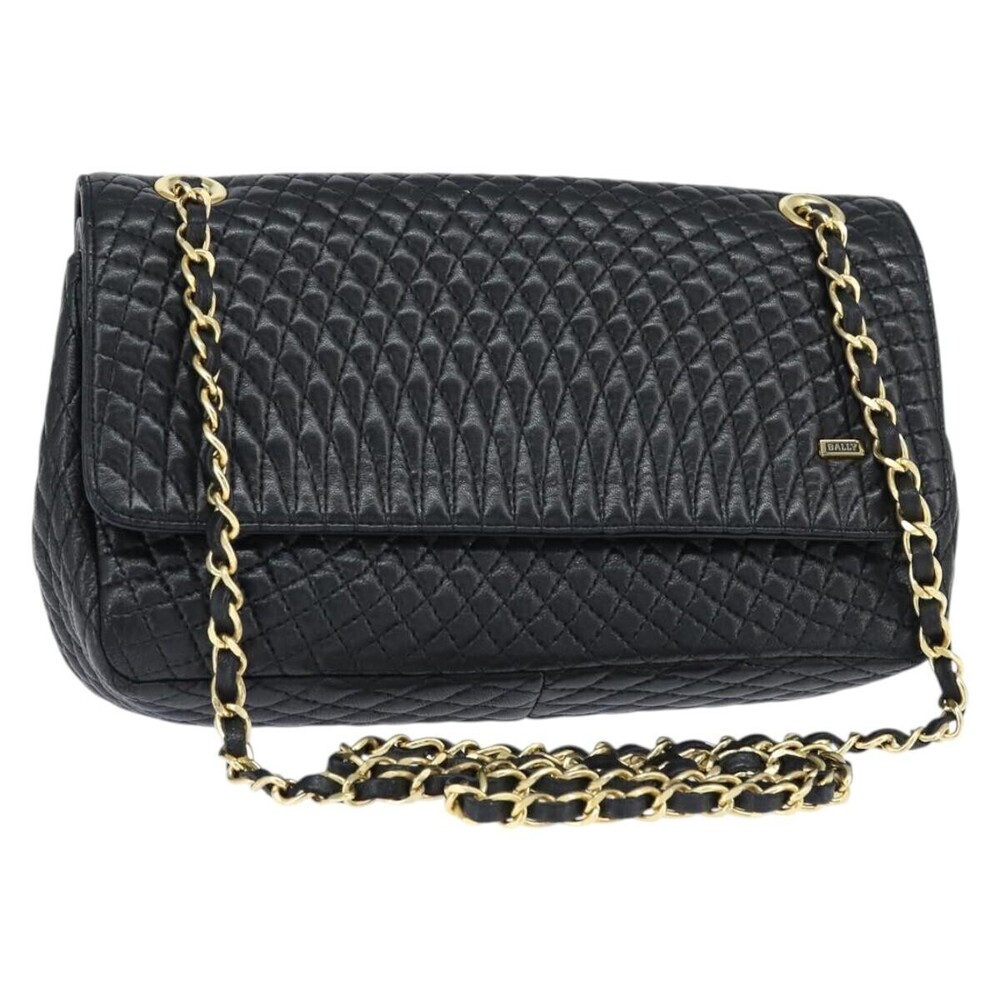 Bally Vintage Chain Quilted Leather